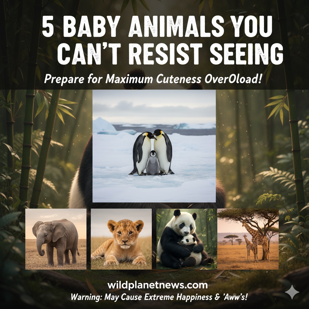 5 baby cutness animal to love him