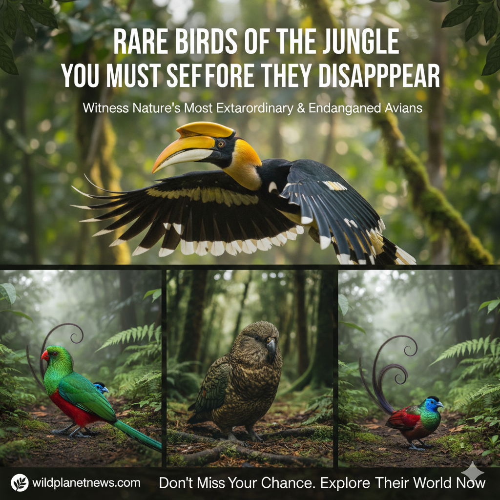 Rare Birds of the Jungle You Must See Before They Disappear