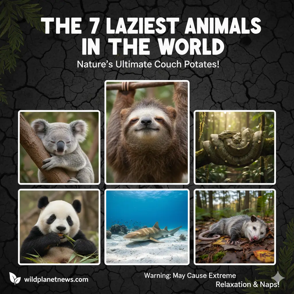 The 7 Laziest Animals in the World