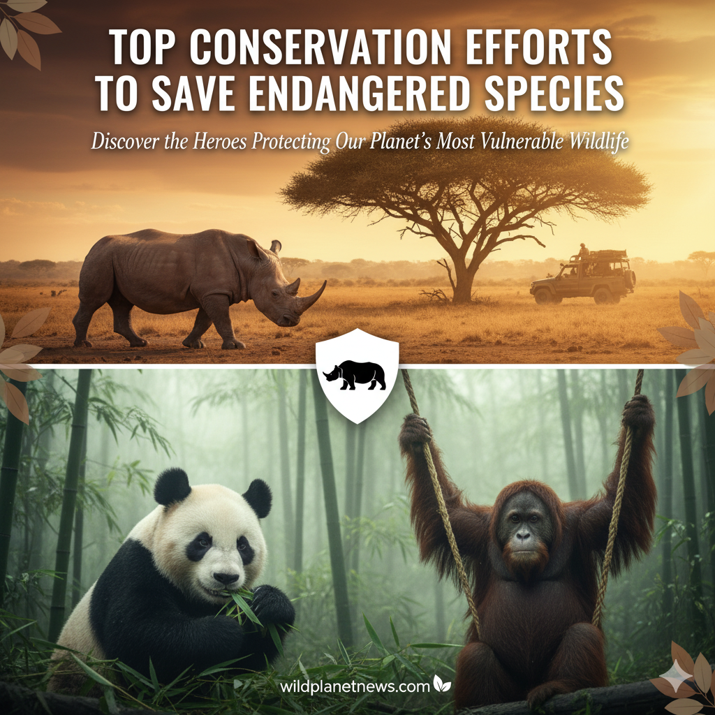 Top Conservation Efforts to Save Endangered Species
